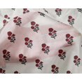 thumbnail image 4 of oneOone Silk Tabby Fabric Leaves & Floral Block Fabric Prints By Yard 42 Inch Wide, 4 of 5