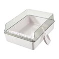 thumbnail image 3 of lionlar Cat Litter Box Kitty Litter Box Detachable Easy Clean High Sides for Indoor Cats White, 3 of 9
