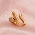 thumbnail image 4 of Fake Nose Ring Butterfly: Fashion Rhinestone Non Piercing Nose Cuff Nose Jewelry, 4 of 7