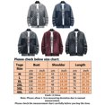 thumbnail image 3 of Innerwin Outwear Color Block Mens Coat Holiday Long Sleeve Cozy Sweater Jacket Black XL, 3 of 3