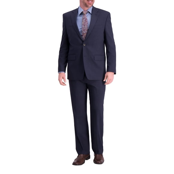 J.M. Haggar Men's Premium Stretch Classic Fit Suit Separates Jackets, Dark Navy-Pant, 34Wx30L