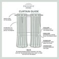 thumbnail image 2 of Exclusive Home Rideaux Intérieur/extérieur Panneaux de Rideaux à Œillets Cabana Unis, 54"x108 Pouces, Gris Moyen, Ensemble de 2, 2 of 8