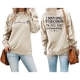 thumbnail image 2 of Huaizzzy Chandail de Mode d'Hiver pour Femmes, Imprimé Festif de Noël, Haut à Col Rond, Chandails et Robes Ajustés pour Femmes avec Cardigan Assorti, Hauts Décontractés et Chauds pour Femmes, Chandail pour Femmes, Chandail à Capuchon à Rayures Colorées pour Femmes, 2 of 4