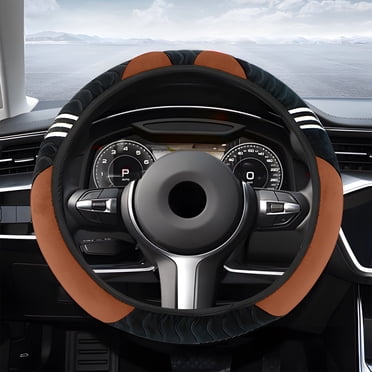 EGNMCR Housse de Volant de Voiture Extensible Sans Housse Intérieure de Volant Housse Universelle de Volant Housse de Volant