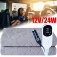 thumbnail image 2 of 12V Electric Blanket with Adjustable Temperature Control for Single or Double Bed Use, 2 of 8