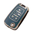 thumbnail image 2 of 5 Button Key Cover Fob Case For Chevrolet For Camaro For Cruze-Malibu For Buick, 2 of 5