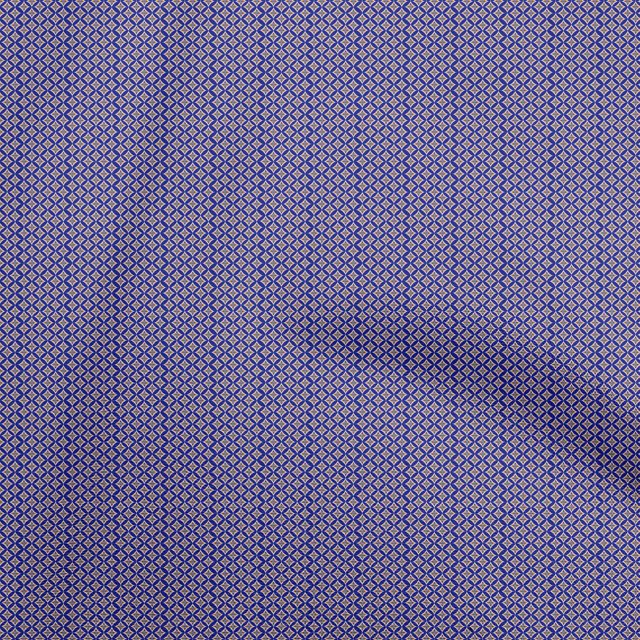 oneOone Cotton Poplin Blue Fabric Asian Ikat Sewing Craft Projects Fabric Prints By Yard 42 Inch Wide