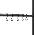 thumbnail image 3 of vidaXL Towel Rack Ladder with 5 Tiers Black 58x175 cm Iron, 3 of 4