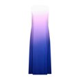 thumbnail image 5 of FAIWAD Robes d'Été Grande Taille pour Femmes 2024 Sans Manches Décontractées Robe Maxi Dégradé Boho Plage Robe Débardeur, 5 of 5