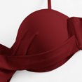 thumbnail image 5 of Women's High Waisted Bikini Two Piece Swimsuit - Vintage Retro Ruched Print Design - Push Up Support with Boyshorts Bottom, 5 of 5