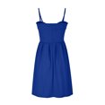 thumbnail image 4 of Off Shoulder Dress for Women Womens Solid Color Bra Off Shoulder Dress Waist Pleated Dress Dress Large Ball Dress Off the Shoulder Dress for Women Cold Shoulder Dress for Women, 4 of 9