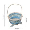 thumbnail image 3 of WKWeiS Petit Panier de Pâques Paniers de Pâques pour Enfants Panier Rond Petit Panier Tressé avec Poignée jusqu'à 40 % de Rabais, 3 of 6