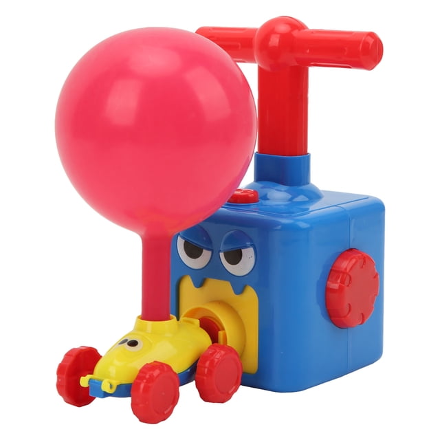 Balloon Power Car Toy, Manual Pump Press Type Balloon Launcher Cars For Daily Play