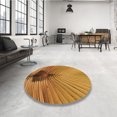 thumbnail image 4 of Ahgly Tapis d'Intérieur Lavable en Machine Carré Acajou Brun, 6 Pieds Carré, 4 of 7