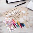 thumbnail image 3 of Unicorn Mirror Craft 1 Set Small Mirrors For Crafts And Diy Wooden Mirror By Children, 3 of 9