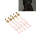 thumbnail image 2 of Anneaux de Tresse de Cheveux, Dreadlocks en Alliage 5pcs Bijoux Dreadlocks Pendentifs Compacts et Légers, 2 of 14