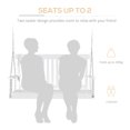 thumbnail image 4 of Outsunny 2-Seater Porch Swing Outdoor Patio Swing Chair with Slatted Design, 4 of 10