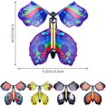 thumbnail image 3 of CHOK Magic Flying Butterfly  15PCS Fairy Flying Toys  with Rubber Band Powered Butterfly Toys Gift Decoration for Colorful Bookmark and Greeting Card Surprise Gift, 3 of 8