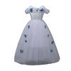 thumbnail image 5 of Girls Princess Dress with Butterflies 5 Layers Fancy Dress Up Costume, 5 of 5