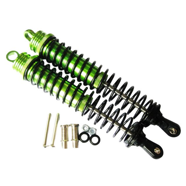 maskred Front Rear Shock Absorber For 94762 Aluminum Alloy Monster Trucks Smooth 2pcs RC Car Accessories Replacement Parts Green
