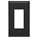 thumbnail image 3 of Amerelle 3008805 Century Stamped Steel Rocker Wall Plate - Matte Black, 3 of 3