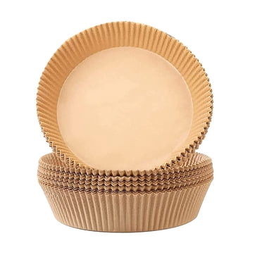 Air Fryer Disposable Paper Liner, Round Airfryer Parchment Sheets Liners for Baking, Non-Stick Oil-Proof Filter