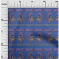 thumbnail image 1 of oneOone Polyester Lycra Fabric Peacock Block Decor Fabric Printed BTY 56 Inch Wide, 1 of 4
