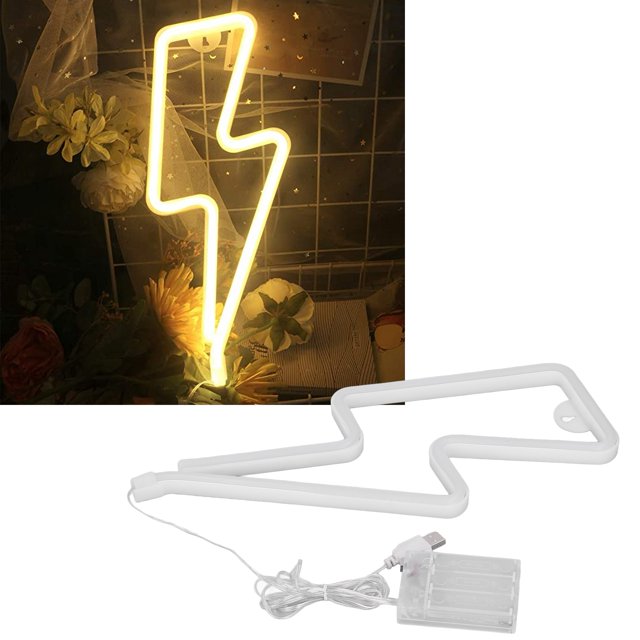 Neon Wall Sign, Battery Powered LED Neon Signs Energy Saving ABS and PVC Decorative for Bedroom Warm Light,Pink Light,Blue Light