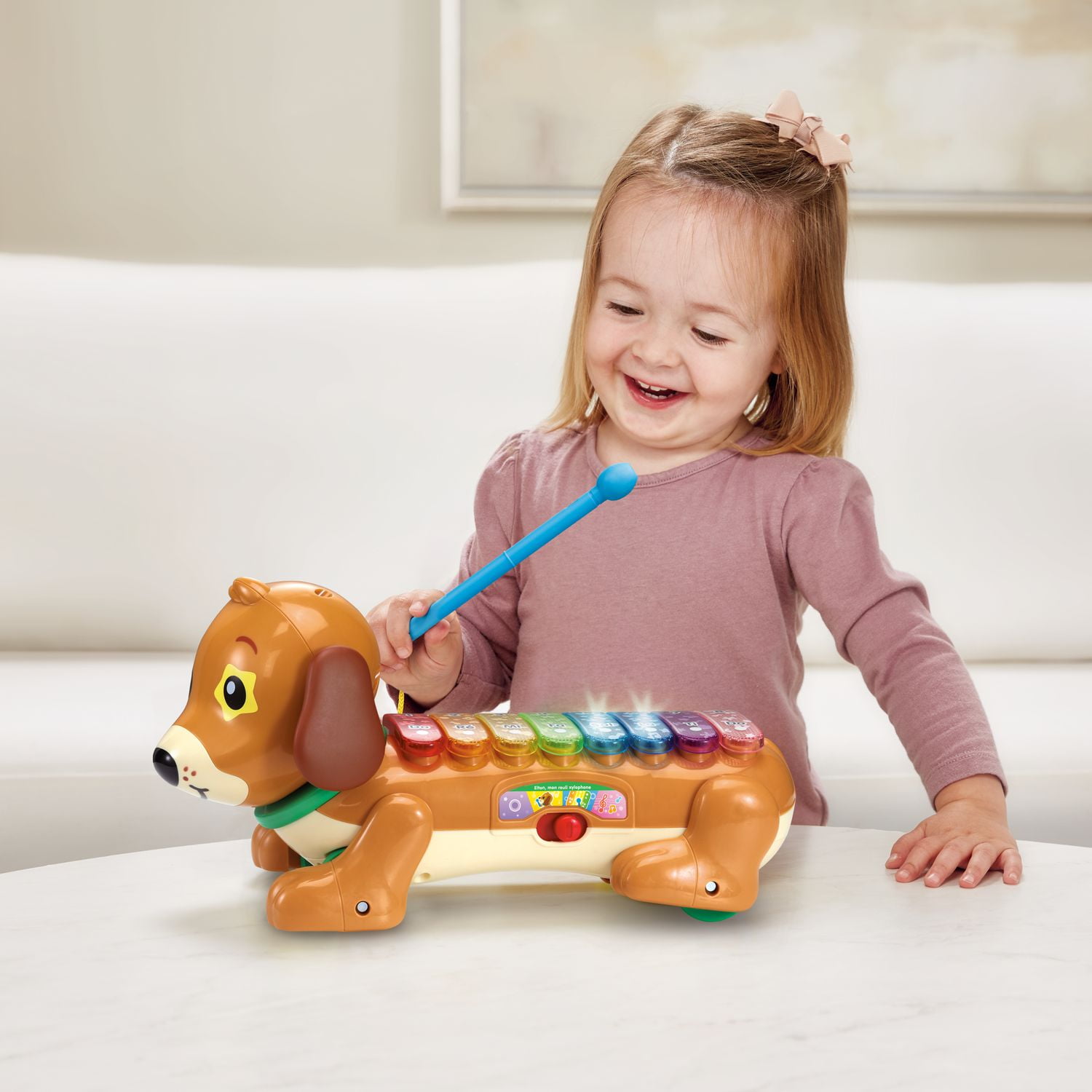 VTech Elton, mon rouli xylophone - Jouet musical pour bébé - Version française