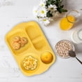 thumbnail image 1 of Avdolw 5-Section Wheat Straw Meal Plates,Thickened, Eco-Friendly Lunch Trays for Balanced Diet,Durable & Easy Clean Partition Tableware, 1 of 5