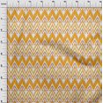 thumbnail image 3 of oneOone Georgette Viscose Fabric Chevron Ikat Decor Fabric Printed BTY 42 Inch Wide, 3 of 4