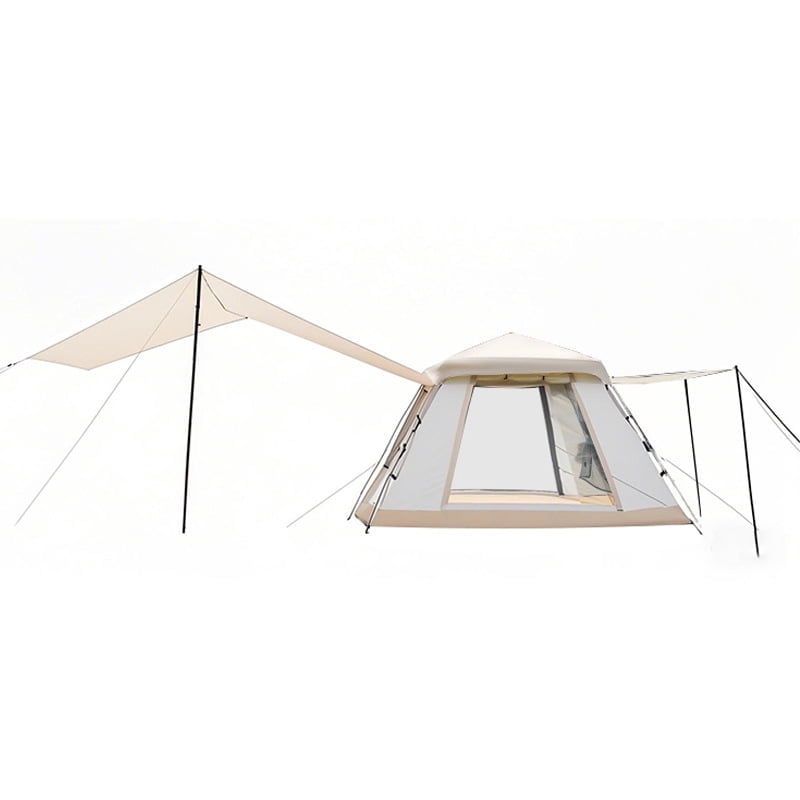 Four-stage tent outdoor folding portable camping overnight thickened camping equipment full set of automatic outdoor tent