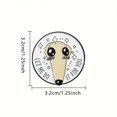 thumbnail image 5 of Anime Inspired Cute Pin Badge, Cartoon Character Brooch With Large Eyes And Long Nose, Simple And Whimsical Brooch Accessory, 5 of 5