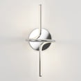 thumbnail image 3 of Artika Swirl Modern LED Wall Sconce Light Fixture Chrome 3 Color Temperature, 3 of 5