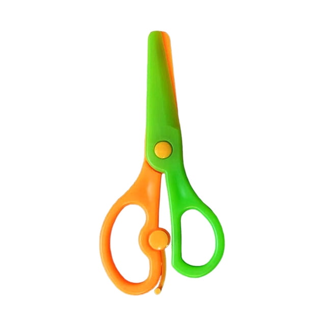 CHENMEI Kids Scissors Blunt Tip Scissor Preschool Training for Toddler & Children Anti Pinch Design Child Hand Coordination Development Tools Scrapbooking Supplies