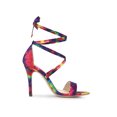 thumbnail image 3 of BLISSFUL STEP Sandales à Talons Aiguilles à Lacets Teinture sur Nœuds pour Femmes, 3 of 8
