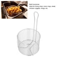 thumbnail image 4 of Panier de Friture pour Portions de Croustilles, Panier Rond pour Frites, Passoire de Présentation des Aliments, Outil de Cuisson pour Pommes de Terre pour la Friture et le Service des Aliments, 4 of 7