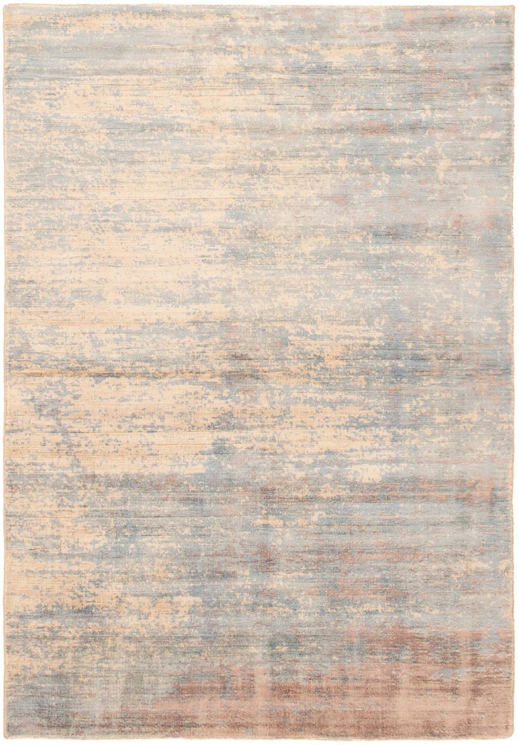 ECARPETGALLERY 4'11" x 7'1"  Transitional Galleria Hand Loomed Area Rug for Living Room, Dining Room and Bedroom in Blue