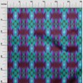 thumbnail image 3 of oneOone Silk Tabby Maroon Fabric Abstract Sewing Material Print Fabric By The Yard 42 Inch Wide, 3 of 4