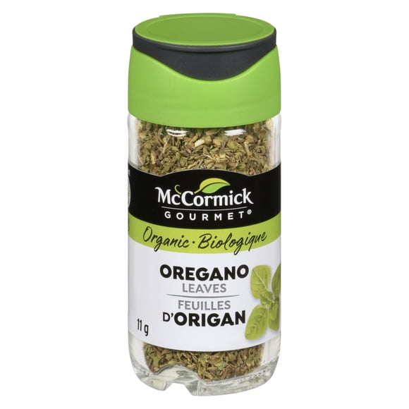 McCormick Gourmet, New Bottle, Premium Quality Natural Herbs & Spices, Organic Oregano Leaves