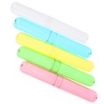 thumbnail image 3 of 5Pcs Visible Toothbrush Case Toothbrush Organizer Lightweight Toothbrush Carrying Boxes, 3 of 8