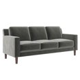 thumbnail image 3 of DHP Bryanna 3 Seater Sofa, Gray Velvet, 3 of 8