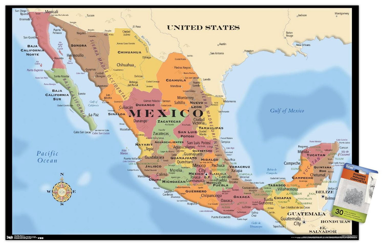 Carte - Mexique