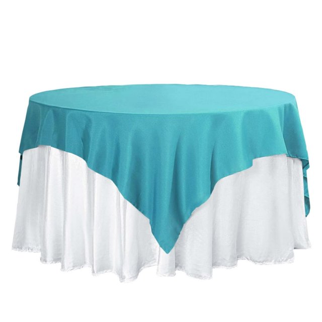 LNGOOR 108” Wholesale Round Tablecloth Polyester Round Table Linens For Wedding Party Banquet Restaurant - WHITE