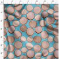 thumbnail image 3 of Soimoi Velvet Fabric Shells Ocean Printed Craft Fabric by the Yard 58 Inch Wide, 3 of 6