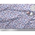 thumbnail image 3 of Soimoi Georgette Viscose Fabric Car Transport Decor Fabric Printed Yard 42 Inch Wide, 3 of 3