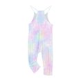 thumbnail image 2 of RXIRUCGD Girls Casual Jumpsuits Sleeveless Summer Rompers Long Pants With Pockets For 5-14 Years( Multicolor, Size:9-10 Years ), 2 of 6
