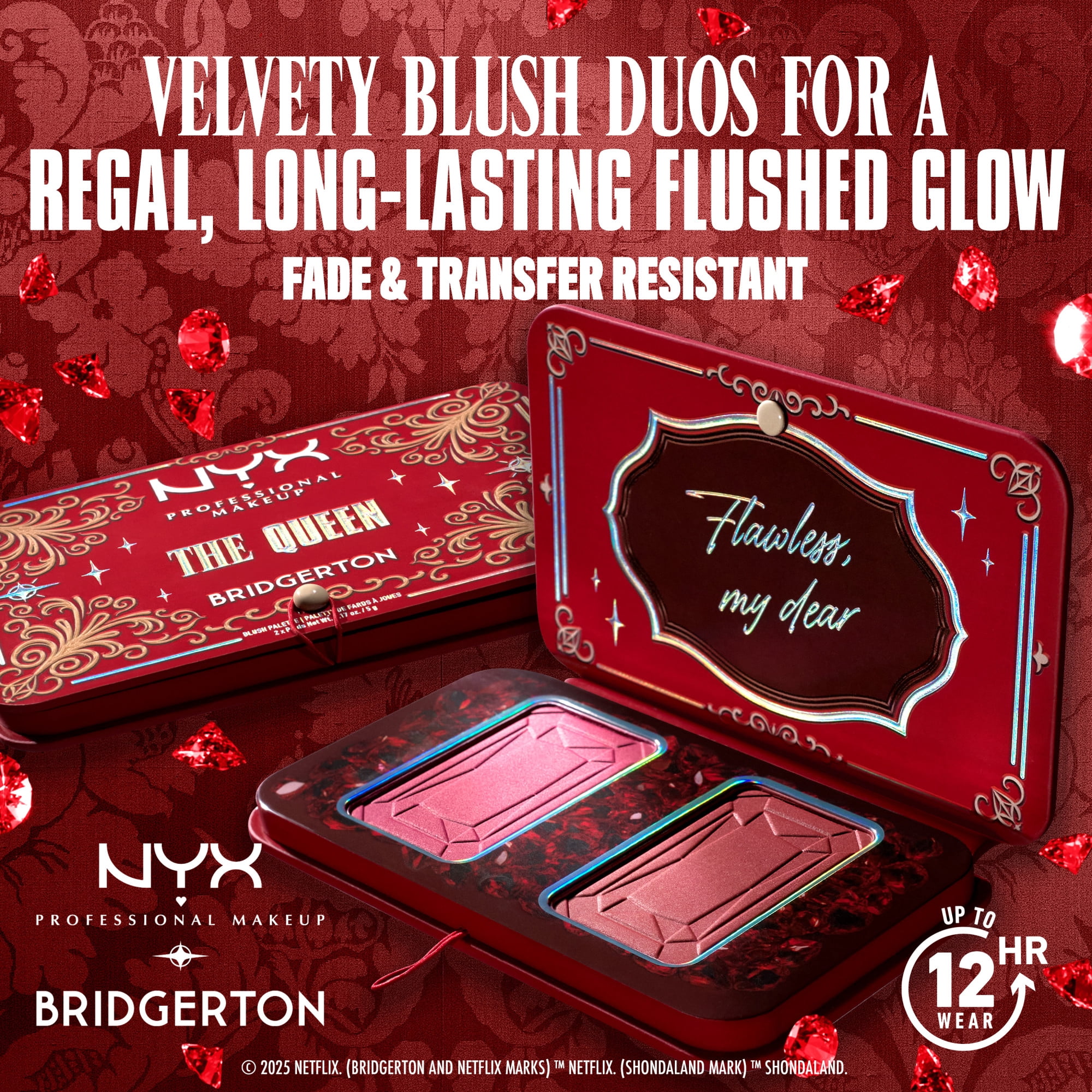 NYX Professional Makeup Bridgerton Royal Blush Palette