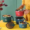 thumbnail image 2 of Ruiboury Portable Ramen Bowl Easy To Clean And Suitable For Any Occasion Lightweight And Portable Safe Blue 1300ML, 2 of 6