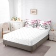 thumbnail image 4 of YST Japanese-Style Comforter Set Cherry Blossoms 7pcs Bed in a Bag, Full Size, 4 of 5